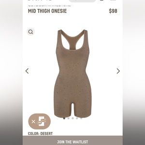 Skims Rhinestone Mid Thigh Onsie